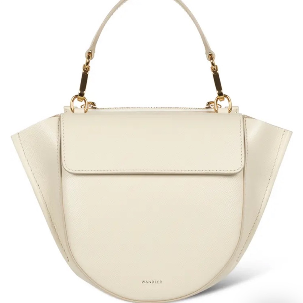 Wandler Hortensia Mini leather bag “cream timbre”NWT & Dust Bag